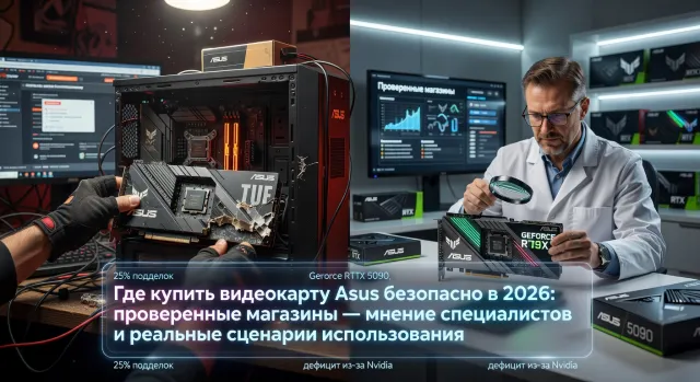 Где купить видеокарту Asus безопасно в 2026: проверенные магазины — мнение специалистов и реальные сценарии использования